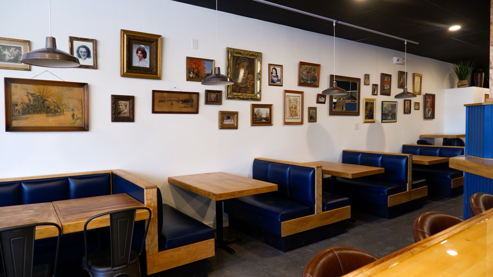 The dining room