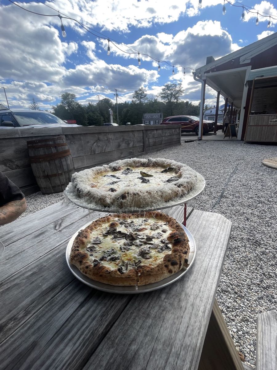 The patio on a good day